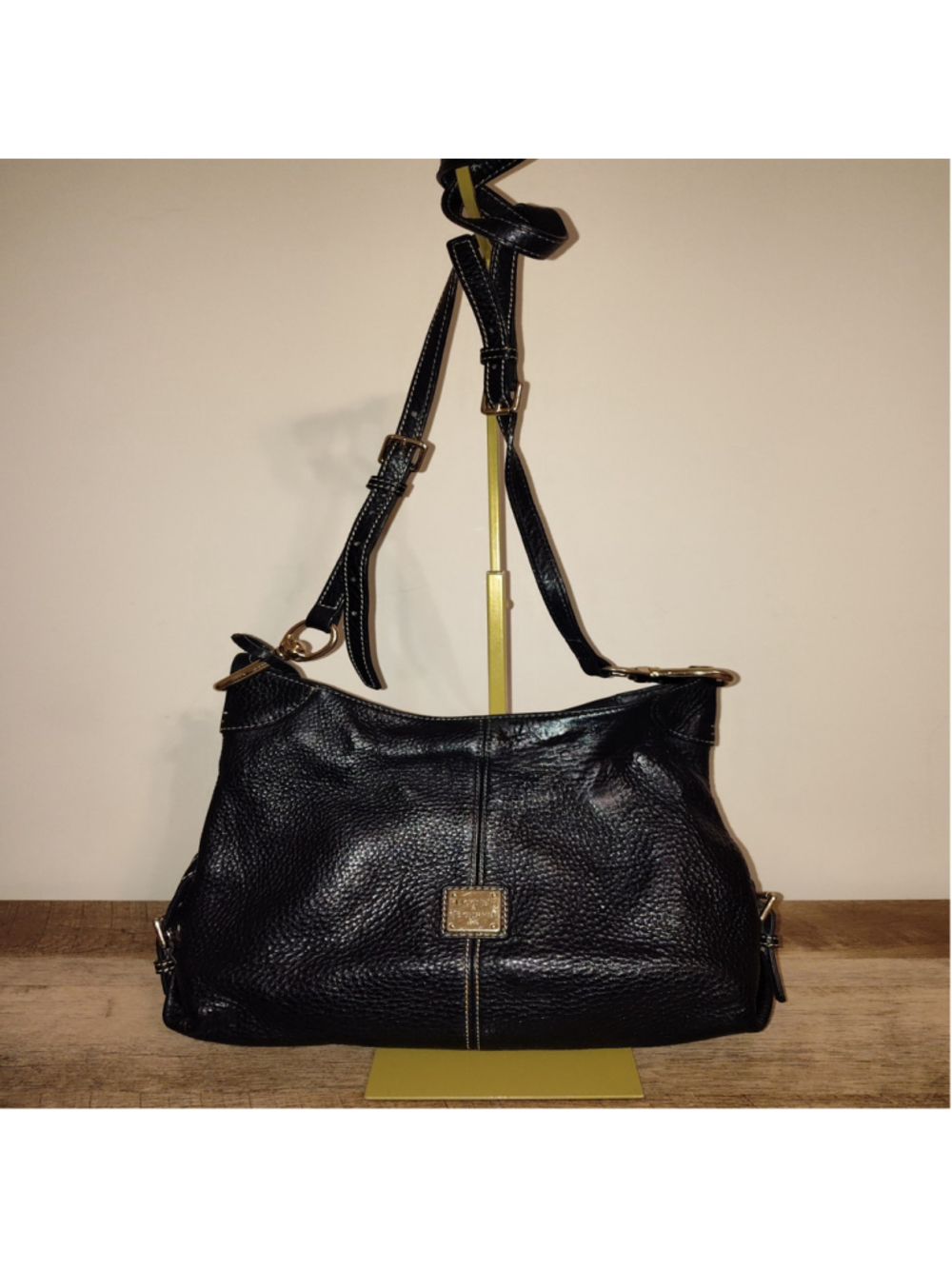 Women's Dooney & Bourke Black Leather Hobo Bag One Size